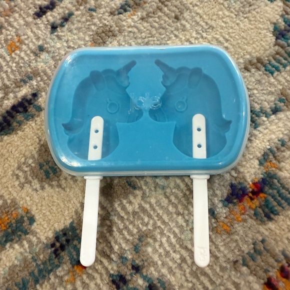 Blue silicone Unicorn horse popsicle candy treat baker mold by Joie girl theme - Picture 1 of 6